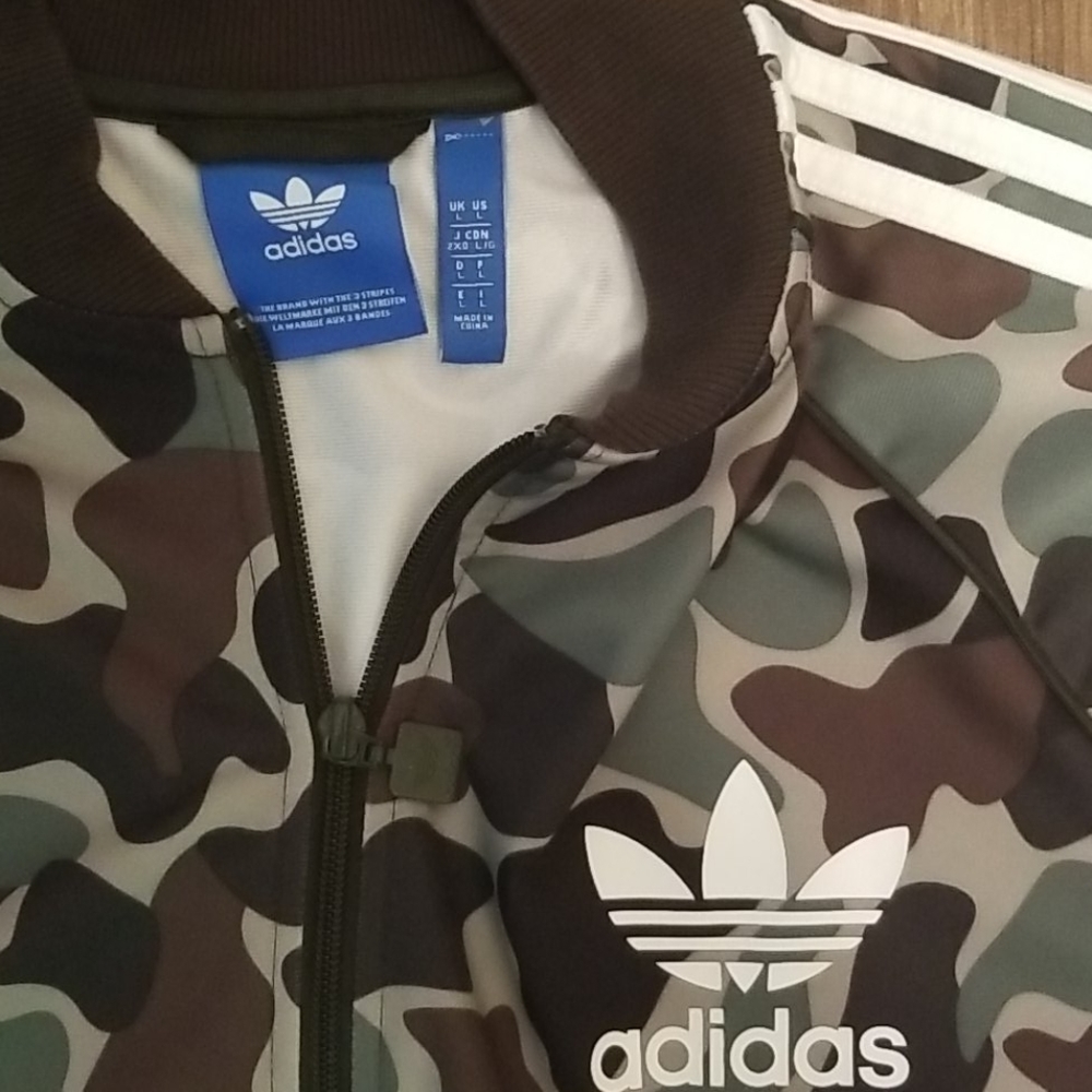 MENS Adidas Originals Camouflage Track Jacket - Picture 6 of 8